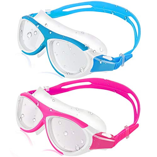 HeySplash Swim Goggles 2 Pack No Leaking Anti-Fog UV Protection Soft Silicone Frame Eye Friendly Swimming Goggles Lens Comfortable Gasket Swimming Glasses for Kids Youth Child HeySplash Swim Goggles 2 Pack No Leaking Anti-Fog UV Protection Soft Silicone Frame Eye Friendly Swimming Goggles Lens Comfortable Gasket Swimming Glasses for Kids Youth Child